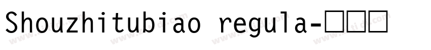 Shouzhitubiao regula字体转换